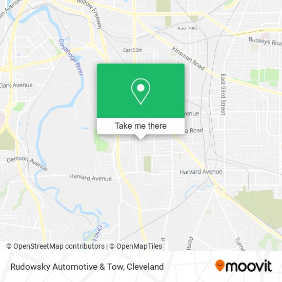 Mapa de Rudowsky Automotive & Tow