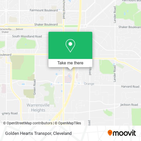 Golden Hearts Transpor map