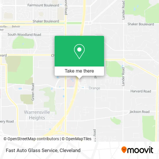 Fast Auto Glass Service map