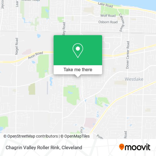 Mapa de Chagrin Valley Roller Rink