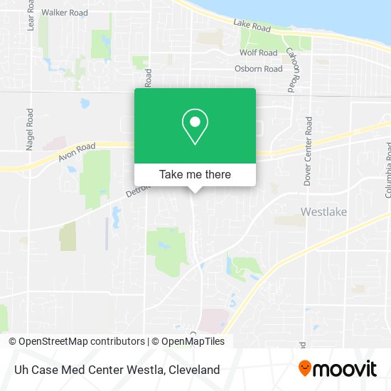 Uh Case Med Center Westla map