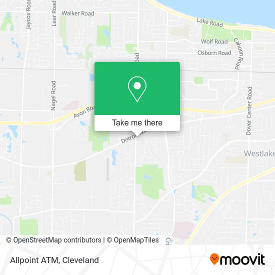 Allpoint ATM map