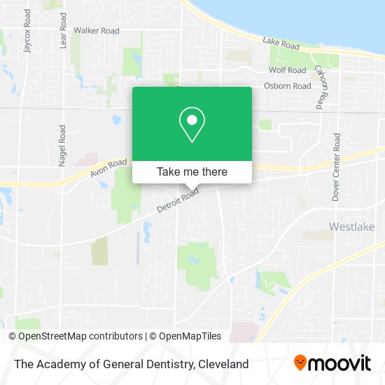 The Academy of General Dentistry map