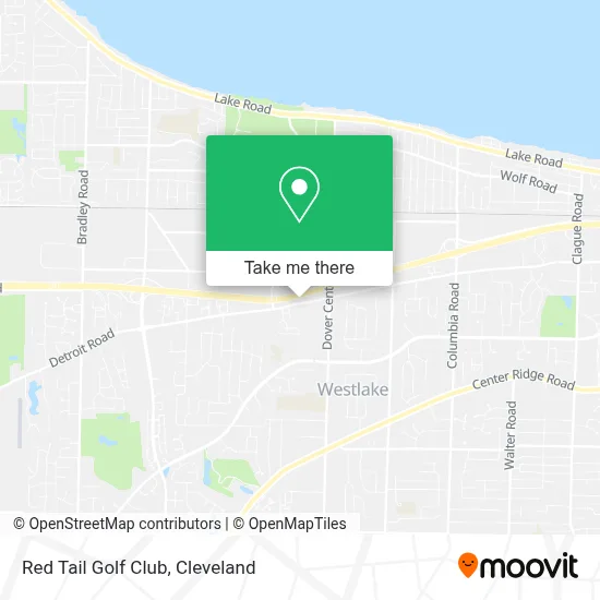 Red Tail Golf Club map