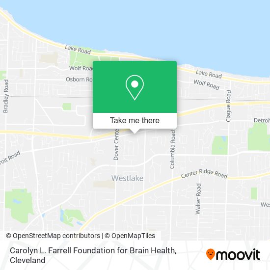 Mapa de Carolyn L. Farrell Foundation for Brain Health