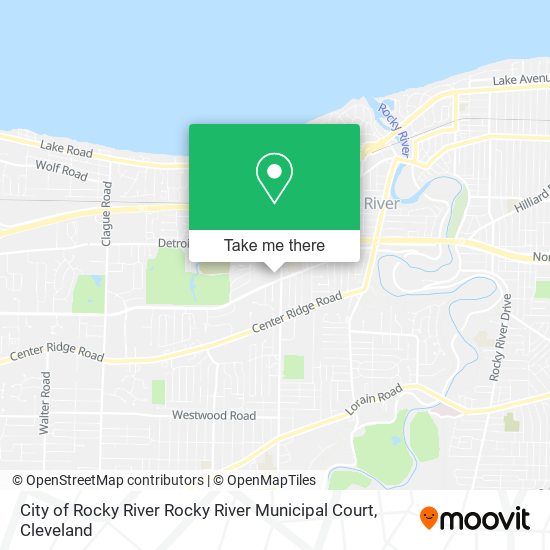 Mapa de City of Rocky River Rocky River Municipal Court