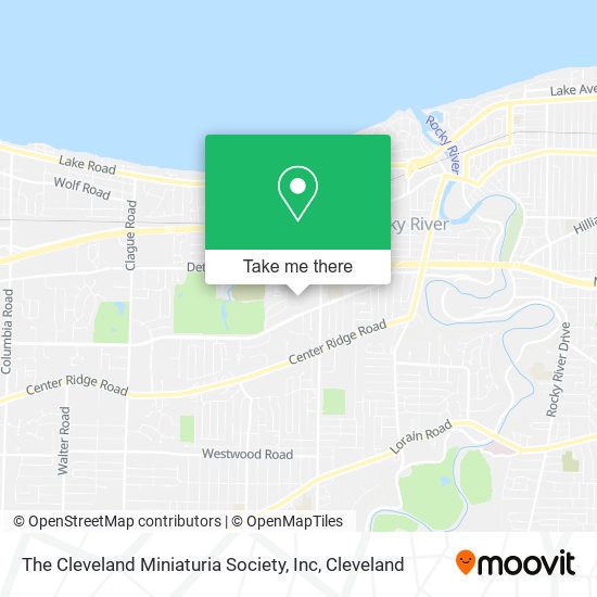 The Cleveland Miniaturia Society, Inc map