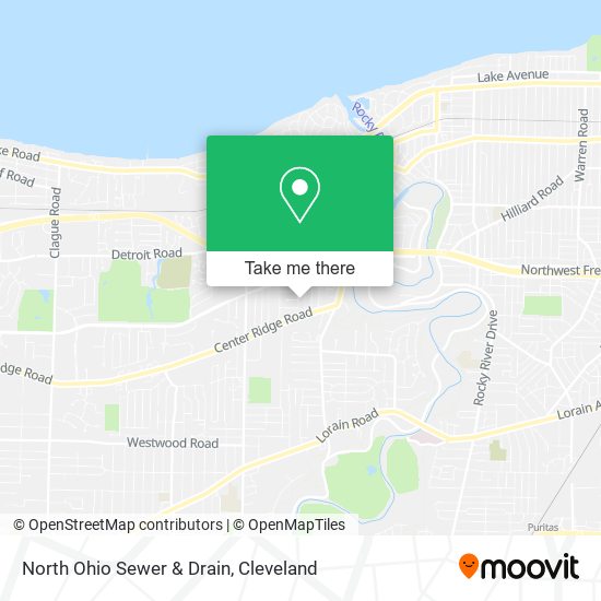 North Ohio Sewer & Drain map