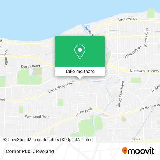 Corner Pub map