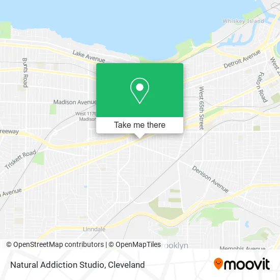 Natural Addiction Studio map