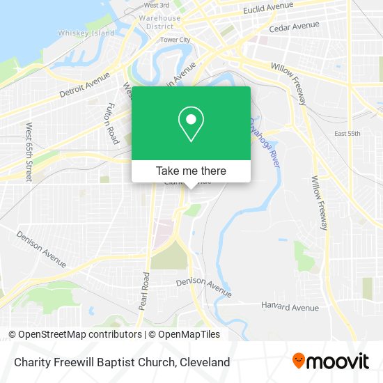 Mapa de Charity Freewill Baptist Church