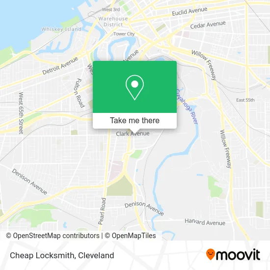 Cheap Locksmith map