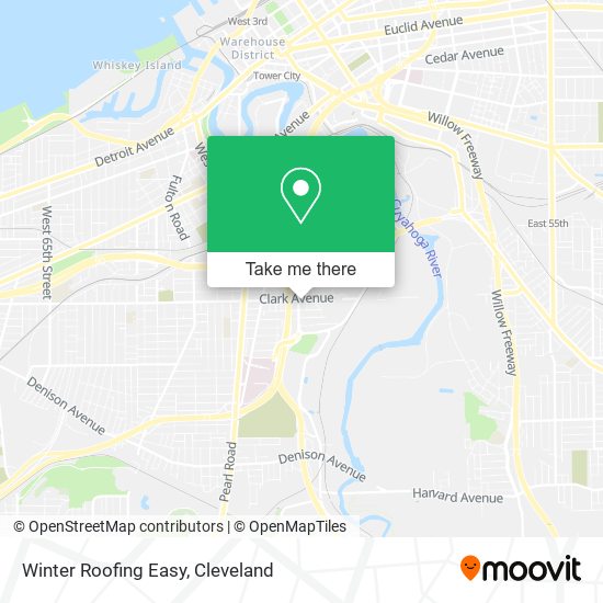 Winter Roofing Easy map