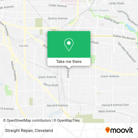 Straight Repair map