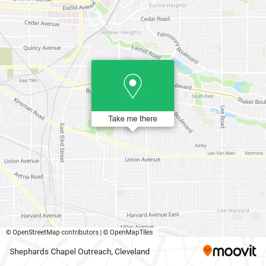 Shephards Chapel Outreach map