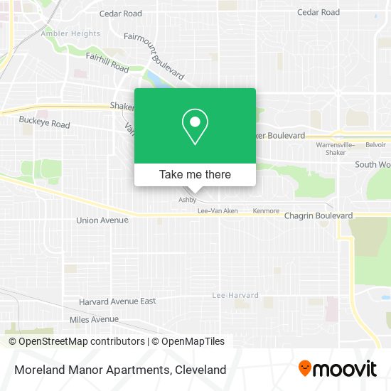 Moreland Manor Apartments map