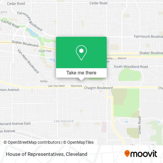 Mapa de House of Representatives