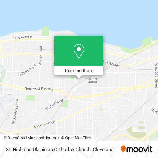 St. Nicholas Ukrainian Orthodox Church map