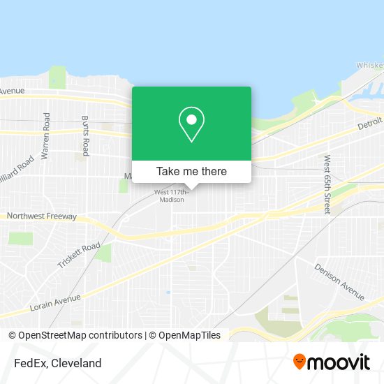 Mapa de FedEx