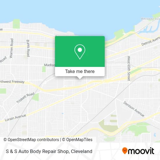 S & S Auto Body Repair Shop map