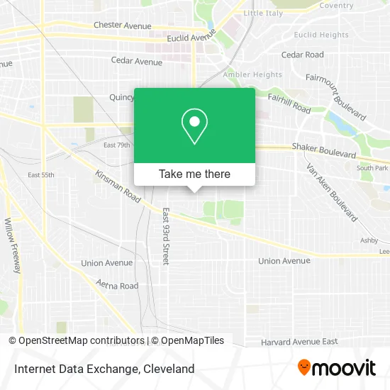 Mapa de Internet Data Exchange