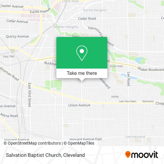 Salvation Baptist Church map