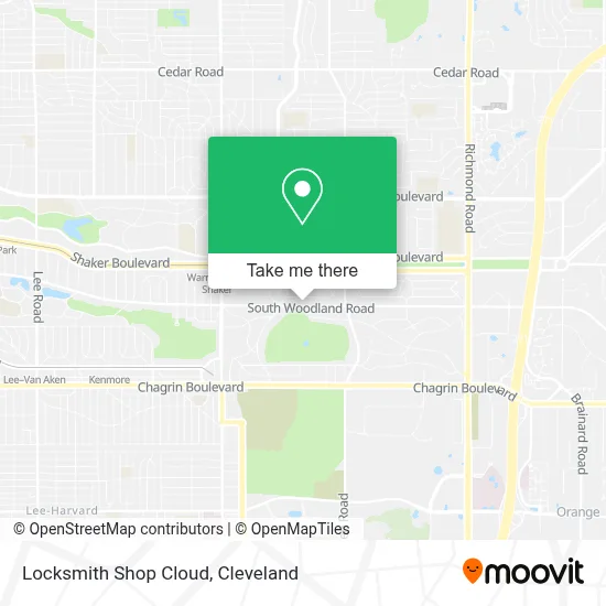 Locksmith Shop Cloud map