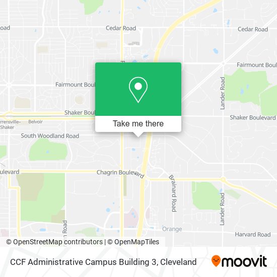 CCF Administrative Campus Building 3 map
