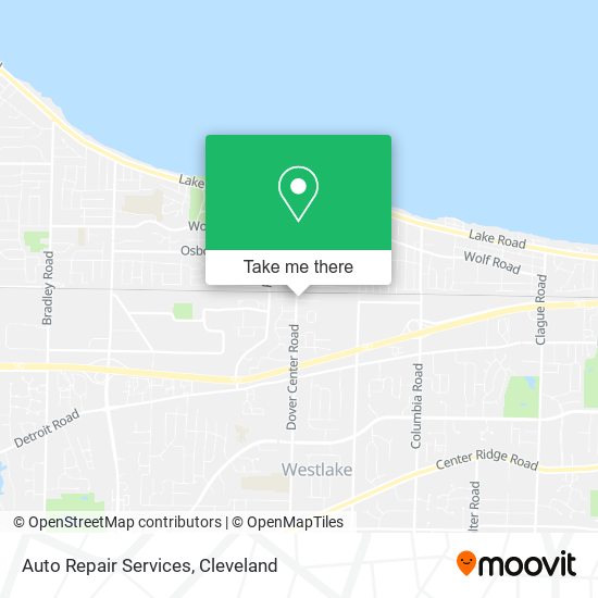 Auto Repair Services map