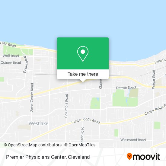 Mapa de Premier Physicians Center
