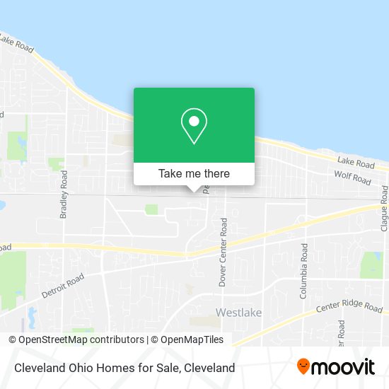 Cleveland Ohio Homes for Sale map