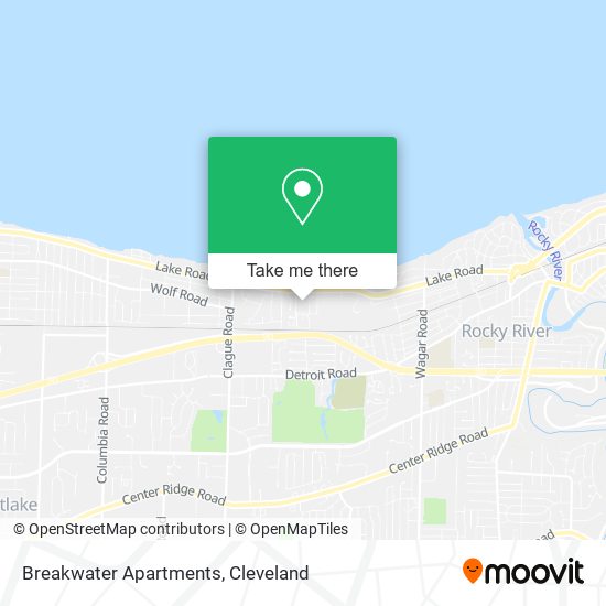 Mapa de Breakwater Apartments