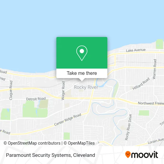 Paramount Security Systems map