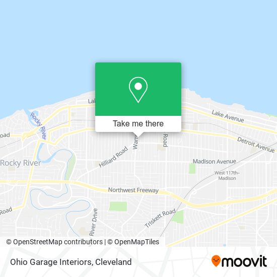 Ohio Garage Interiors map