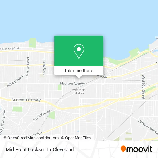 Mid Point Locksmith map