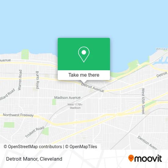 Detroit Manor map