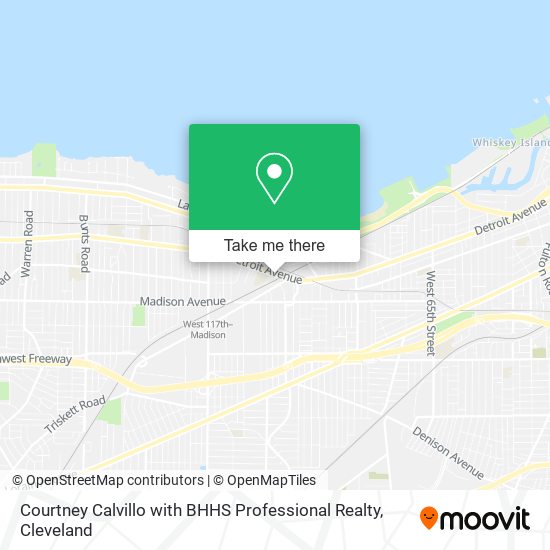 Mapa de Courtney Calvillo with BHHS Professional Realty