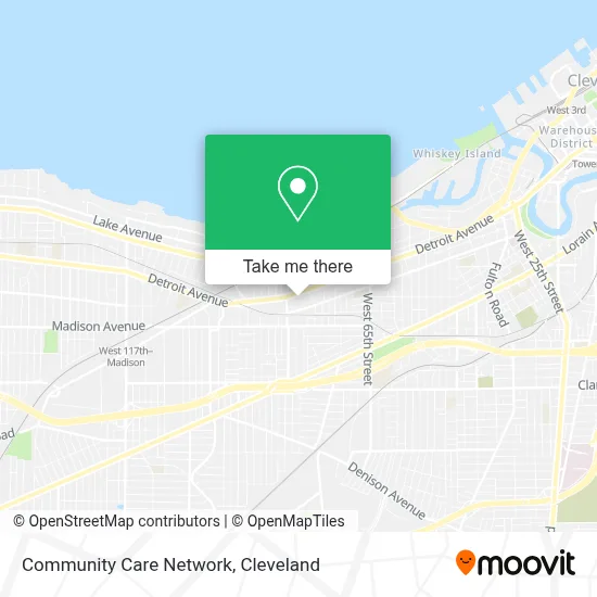 Community Care Network map