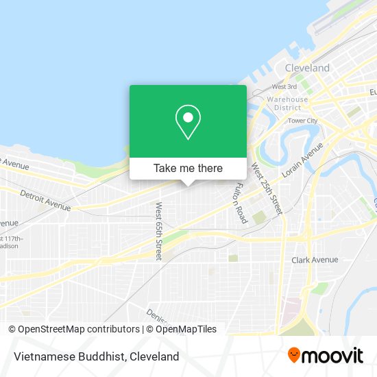 Vietnamese Buddhist map