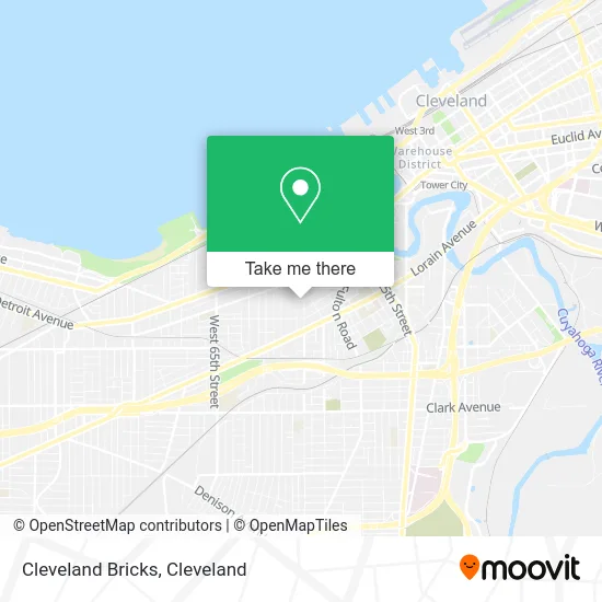 Cleveland Bricks map