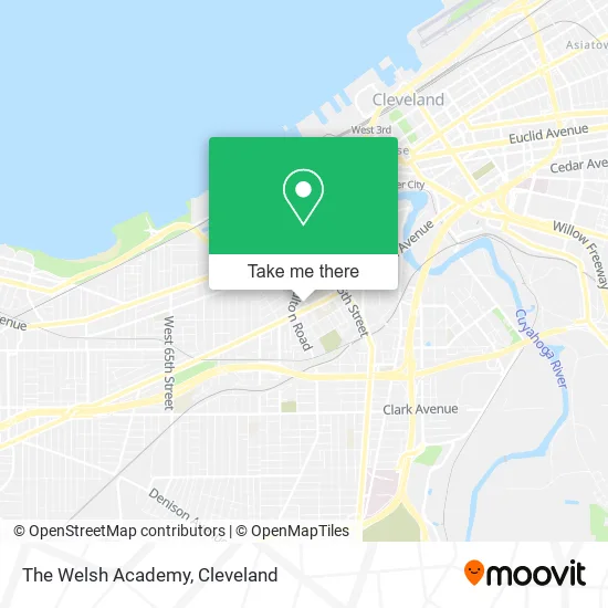 The Welsh Academy map