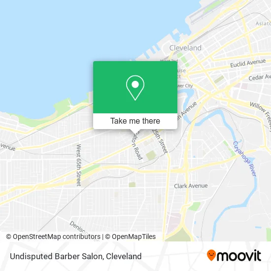 Undisputed Barber Salon map