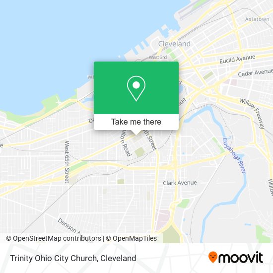 Mapa de Trinity Ohio City Church