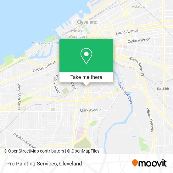 Pro Painting Services map