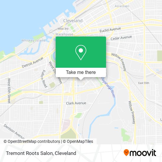 Tremont Roots Salon map