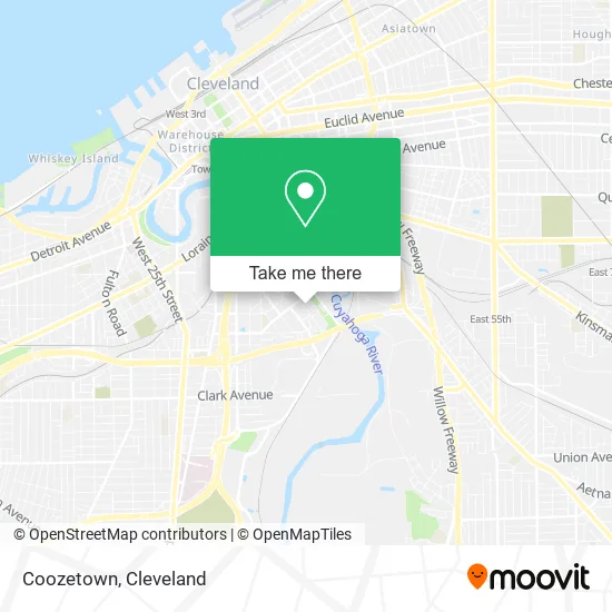 Coozetown map