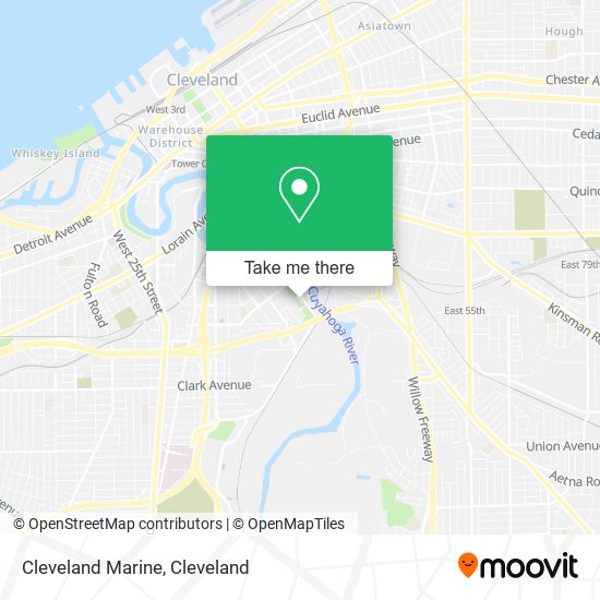 Mapa de Cleveland Marine