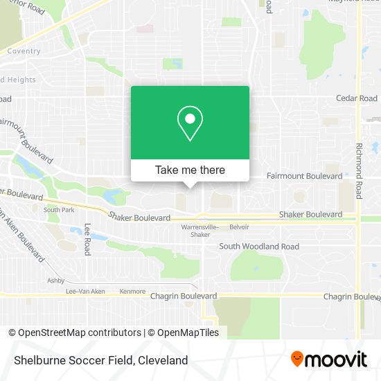 Shelburne Soccer Field map