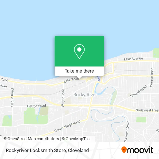 Rockyriver Locksmith Store map