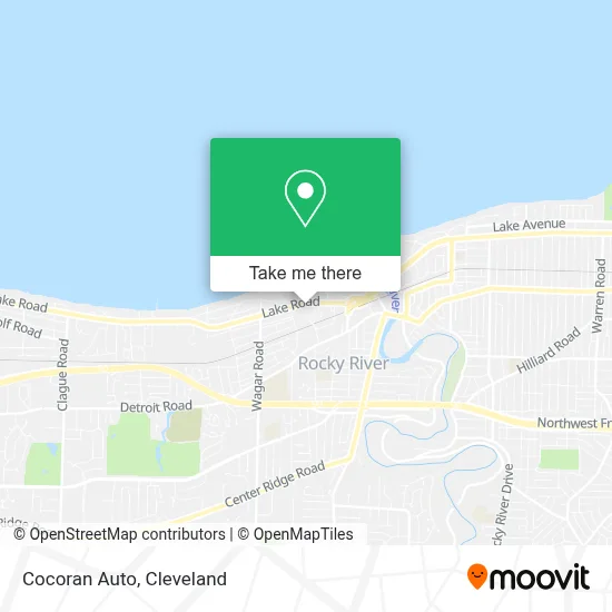 Cocoran Auto map